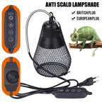 220V Pet Ceramic Heating Lamp Bulb Bird Heat Lamp Protective Cover Against Scalding No Light Emitting Heater for Reptile Poultry
