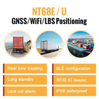 Kingwo Smart GPS Tracking Padlock with Geofencing for Truck Cargo & Containers