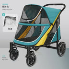 Secure Large Dog Stroller Engineered for Convenient Long-Distance Transport,Dog Show Trolley