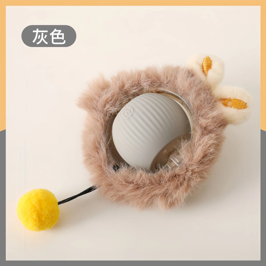 Smart Self-Rolling Ball Cat Toy — Bite-Resistant Interactive Boredom Relief