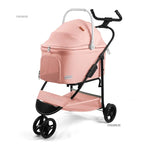Portable Foldable 2 in 1 Pet Stroller Dog Cat Multi-function Car Basket Detachable Bag Going Out Travel pet Accessories