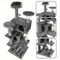 55in Cat Tree Activity Center with Condo & Perches