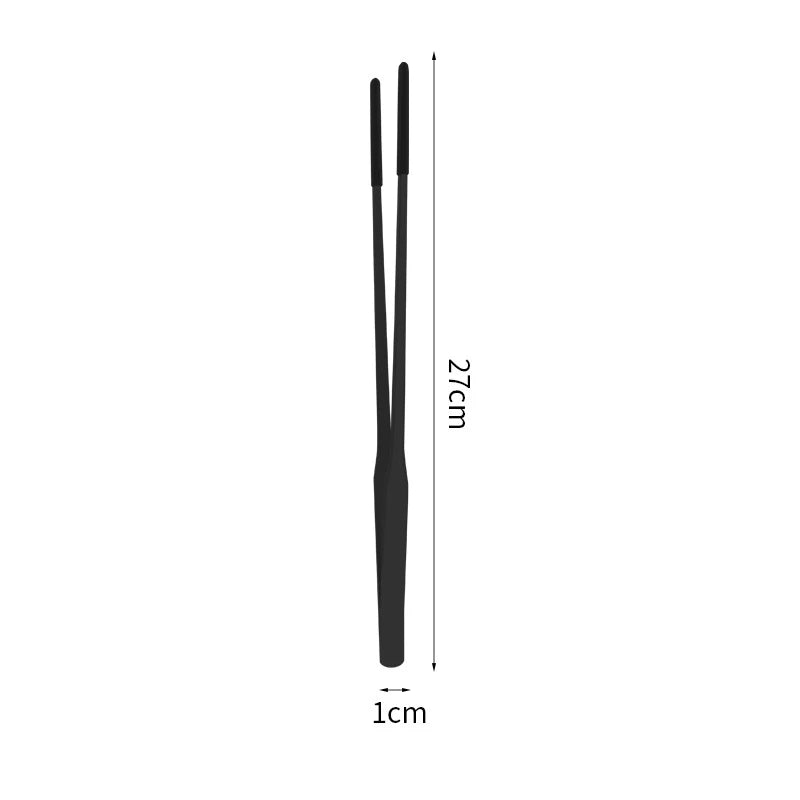 Stainless Steel Reptile Feeding Tongs With Rubber Tips Aquarium Aquarium Straight And Curved Tweezers Pet Feeding Accessories