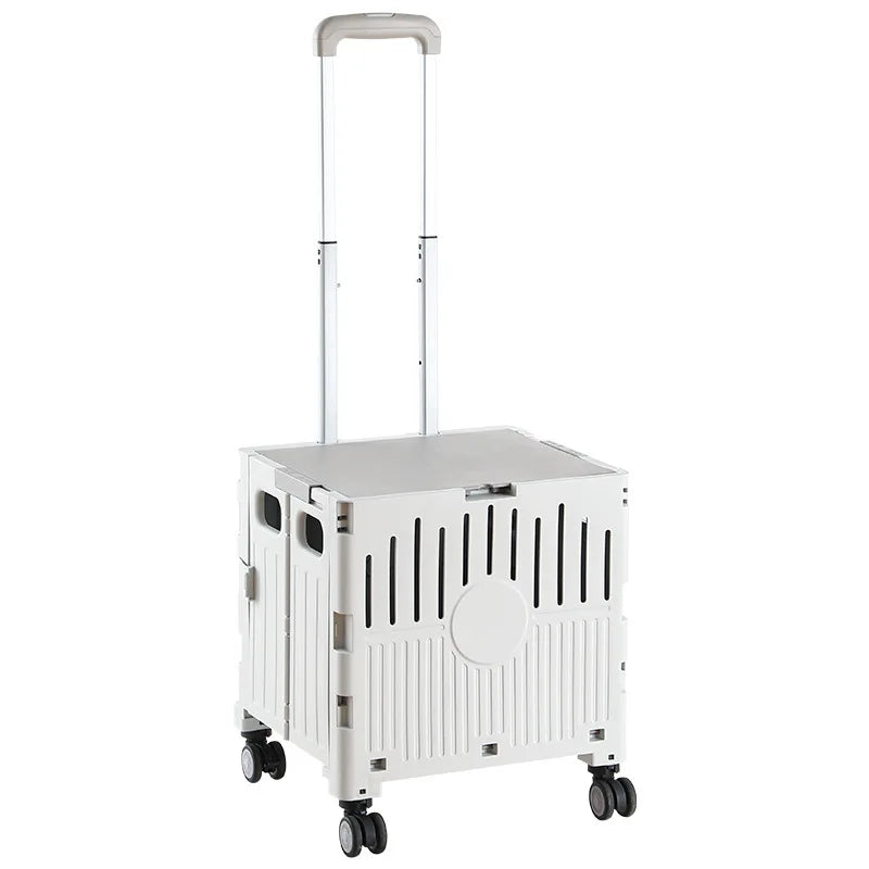 Pet Cart Small and Medium Sized Dog Lightweight Foldable Teddy Corgi Cat Walking Dog Out Lightweight Hand Push Scooter