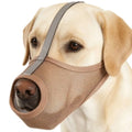 Safe Breathable Mesh Dog Muzzle Adjustable Strap PVC Puppy Mouth Cover Washable Dog Mouthpiece Outdoor Travel
