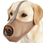 Safe Breathable Mesh Dog Muzzle Adjustable Strap PVC Puppy Mouth Cover Washable Dog Mouthpiece Outdoor Travel