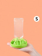 1pc Crawler Turtle Automatic Water Dispenser Climbing Pet Land Turtle Lizard Palace Keeping Box Tank Landscape Water Basin