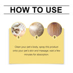 Yegbong Petskin Soothing Spray Antiitch Relief Herbal Essence Nonirritating Skin Repair Pet Care Spray Cats Dogs Cleaning Skin