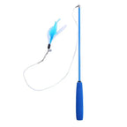 3-Section Telescopic Cat Teaser Wand — Durable Interactive Fishing Pole Stick for Cats