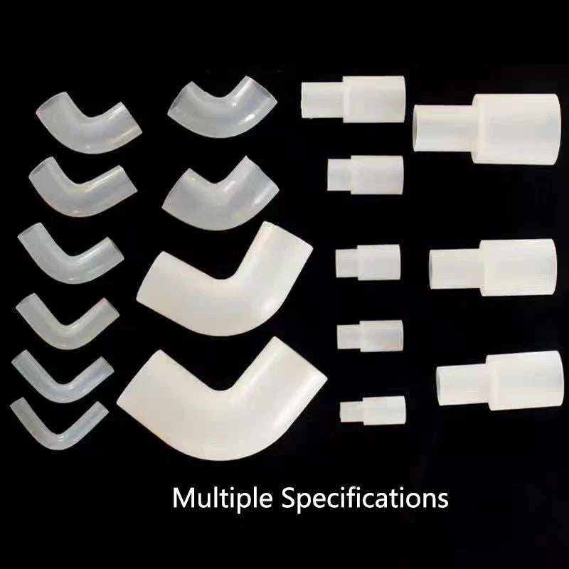 Soft Silicone Aquarium Elbow Connector (Flexible Joint, Hard Tube Adapter, Filter Hose)