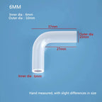Soft Silicone Aquarium Elbow Connector (Flexible Joint, Hard Tube Adapter, Filter Hose)