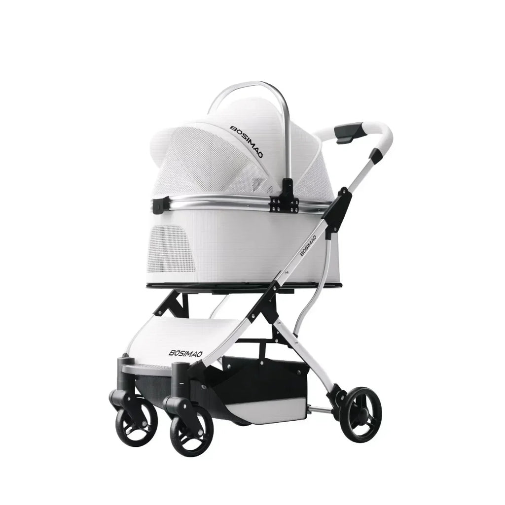 High appearance Pet Stroller Detachable Multifunctional Pet Carrier  Lightweight and Foldable  Portable Pet Stroller Dogs Buggy