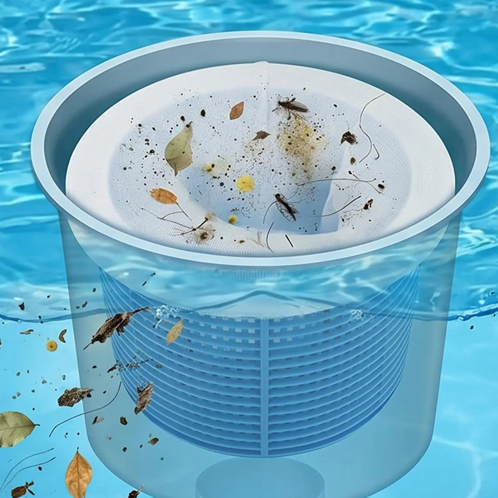 Pool & Tank Skimmer Socks (Reusable, 100 Mesh, Debris & Leaf Filter for Skimmer Baskets)