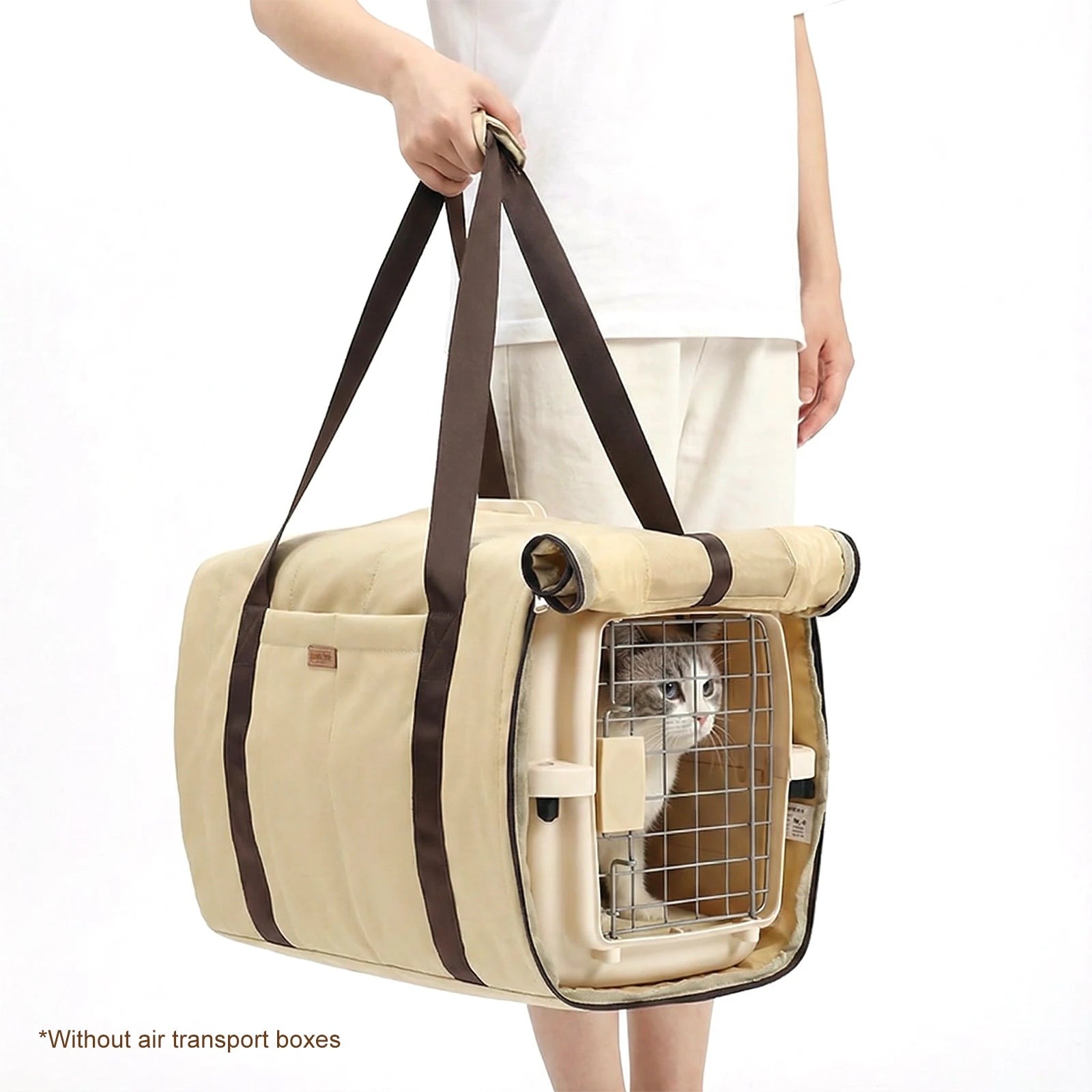Dog Purse Carrier Breathable Mesh & Comfortable Strap Lightweight Cat Carrier for Small Dogs Cats and Puppies