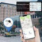 Bluetooth Smart Tag GPS Locator for Luggage & Keys - Apple Find My App Compatible (iOS)