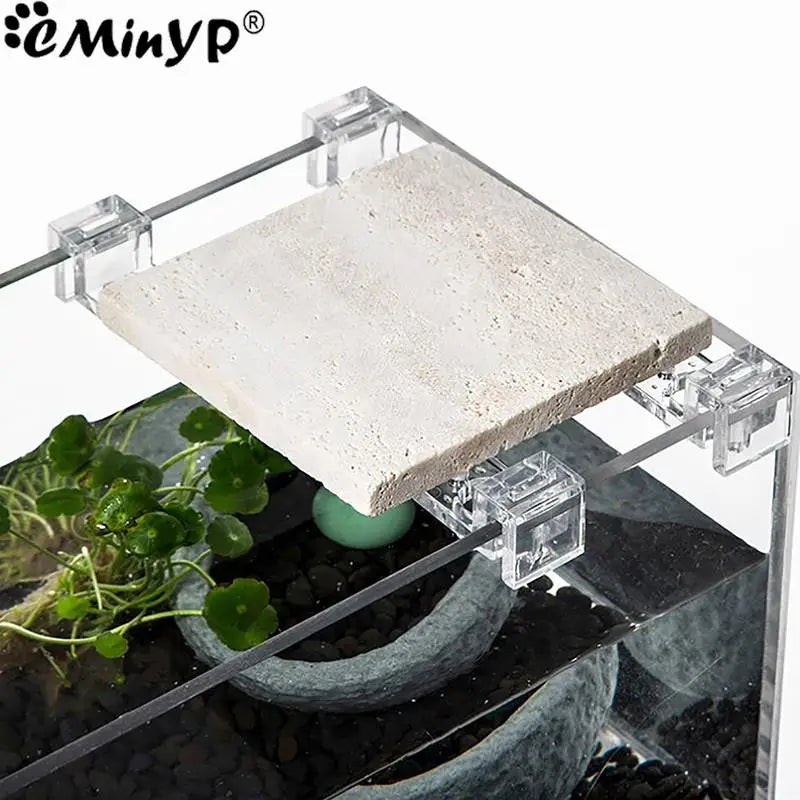 Acrylic Fish Tank Glass Clips (4pcs, 5.5–15mm Wall Thickness, Aquarium Lid Support Clamps)