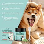 Dog Dentals Care Powder Plaque And Tartar Pet Tooth Whitening Powder Freshens Dog Breath Instantly Post-Meal Teeth Cleaning
﻿