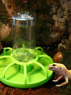 1pc Crawler Turtle Automatic Water Dispenser Climbing Pet Land Turtle Lizard Palace Keeping Box Tank Landscape Water Basin