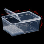1pc Vivarium Lid Reptile Pet Product Reptile Tank Insect Spiders Tortoise Lizard Transparent Breeding Box