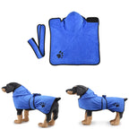 New Pet Dog Bath Towel for Small Medium Large Dog Bathrobe Cloth Microfiber Super Absorbent Pet Drying Towel Soft Dog Towel