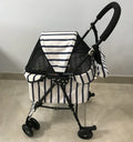 Fashion Universal Wheel Pet Stroller, Lightweight Foldable Dog Cat Cart, Compact Indoor Outdoor Carrier, Modern Pet Travel Gear