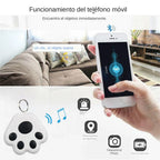 Paw-Shaped Mini Bluetooth GPS Anti-Loss Tracker - Smart Finder for Dogs, Cats, Kids, Wallets & Keys
