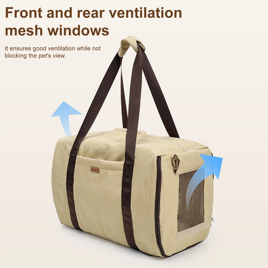 Dog Purse Carrier Breathable Mesh & Comfortable Strap Pet Tote Bag for Small Dogs Cats and Puppies