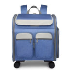 Approved Telescopic Pet Trolley Carrier Bag Luxury Foldable Wheel Pet Trolley Bag Case Folding Pet Travel Carrier Bag