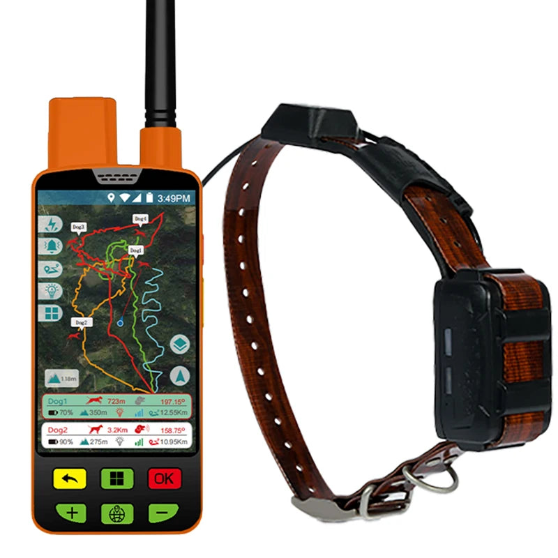 Eseek GPS Hunter Dog Tracker for Hunting Dogs - Handheld & Collar System with Waterproof Smart Device & Free App