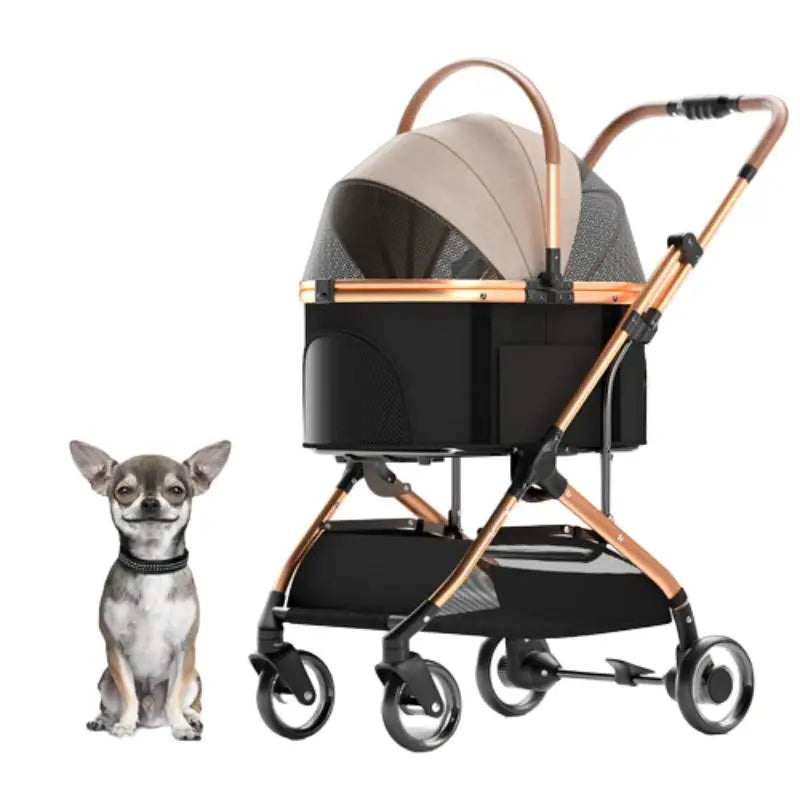 STLFBello Puppy Stroller Detachable Pet Stroller for Dogs Pet Carriers & Travel Products