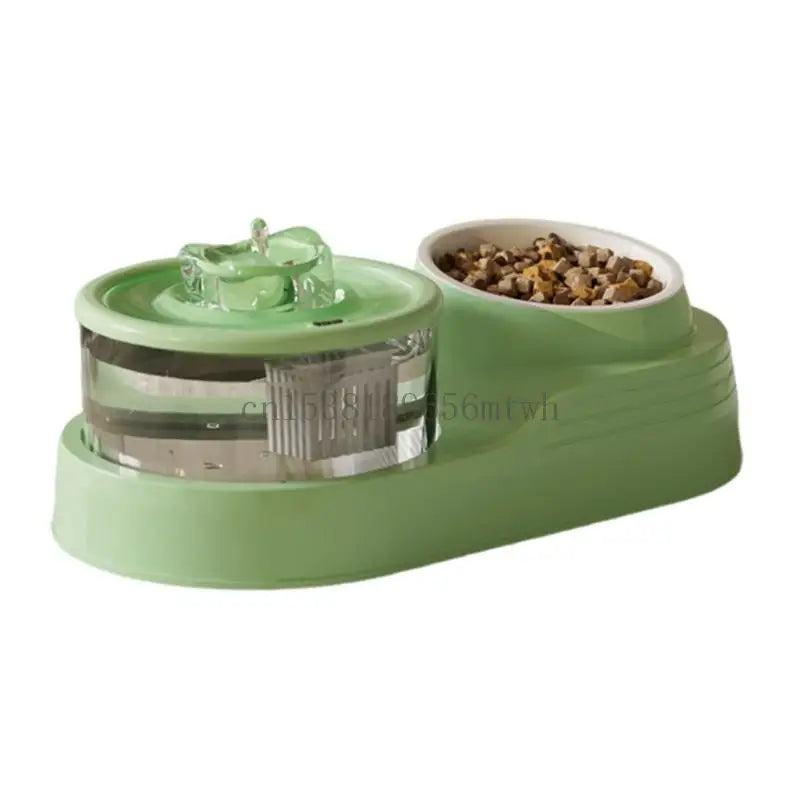 Healthiness Pet Water Station Suit Wireless Cats Water Fountains Big Capacity B03D