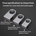 Aluminum Alloy Aquarium Water Tube Holder (Portable Pipe Hose Bracket, Fixed Clip Mount)