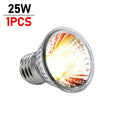1/2/5/10PCS UVA +UVB Reptile Heating Light Bulb 25/50/75W Snake Turtle Pet Full Spectrum Basking UV Light Bulbs For Amphibians