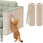 Self-Adhesive Cat Scratch Mat — Trimmable Wear-Resistant Furniture Protector Claw Pad for Couch & Sofa