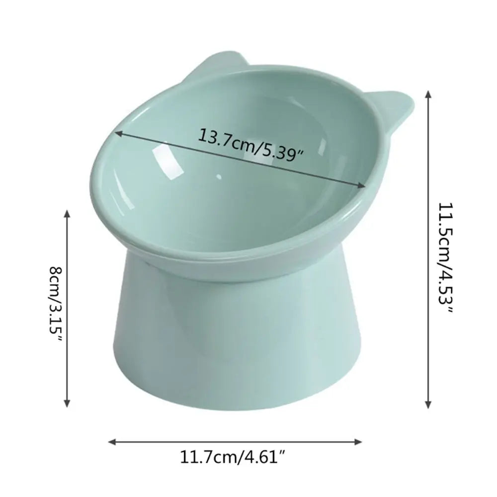 Elevated Pet Feeder Bowl Stand (Posture Support, for Cats & Puppies)