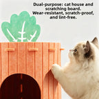 Carrot-Shaped Half-Closed Rabbit House Bed (All-Season)
