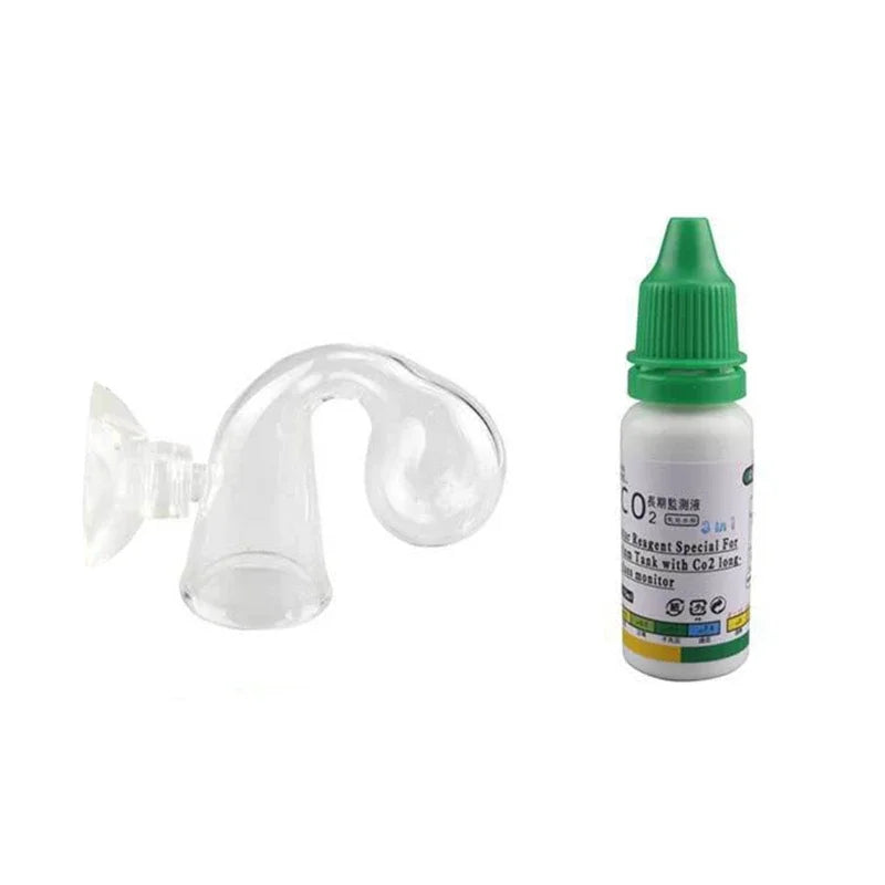 Aquarium CO2 Drop Checker Fluid (15ml, Glass Carbon Dioxide Monitor Solution, Planted Tank)