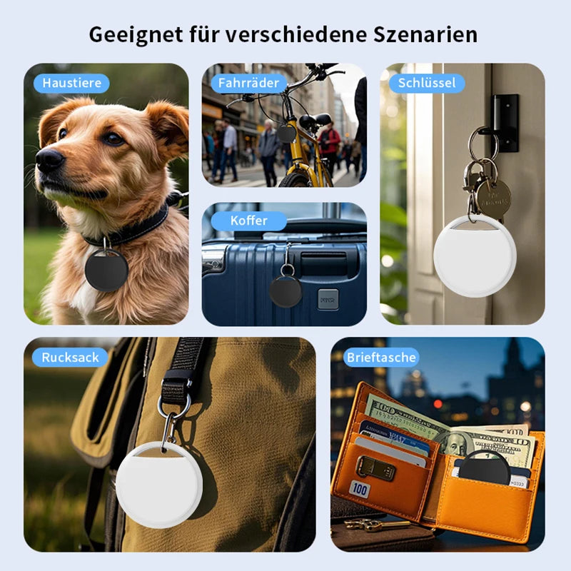 RSH Smart Bluetooth Tag for Google Find Hub & Xiaomi - Android Anti-Loss Global Tracker for Pets, Cats & Dogs
