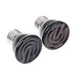 1Pc Brooder Chickens Tortoise Lizard Reptile Light 20-80W 220-240V Far Infrared Heating Lamp Black Ceramic E27 Pet Warmer Bulb
