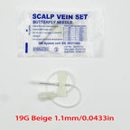 Screw-Type Butterfly Infusion Needles (50-Pack)