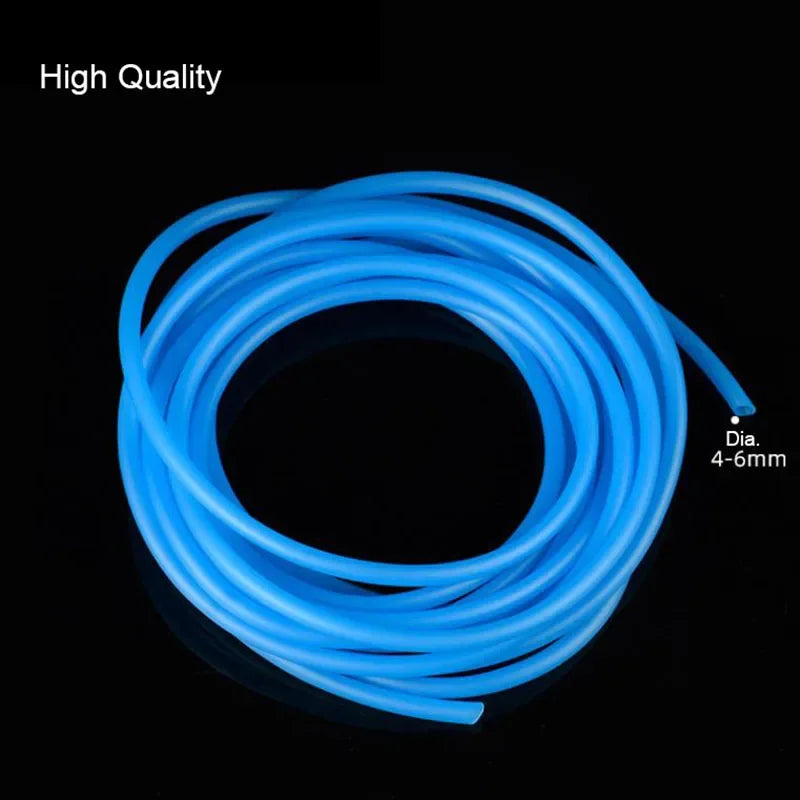 Aquarium Air Pump Oxygen Hose Tubing (4×6mm, 1–10m Lengths, Flexible Airline Tube)