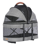 3-in-1 Dog Cat Stroller with Detachable Carrier, Folding Lightweight Portable Travel Pet Gear All-Terrain for 35 lbs