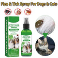 Pet Flea & Tick Spray for Dogs Cats 100ml Flea Killer Itching Relief Insect Repellent Mite Lice Spray Pet Care Mosquitoes Killer