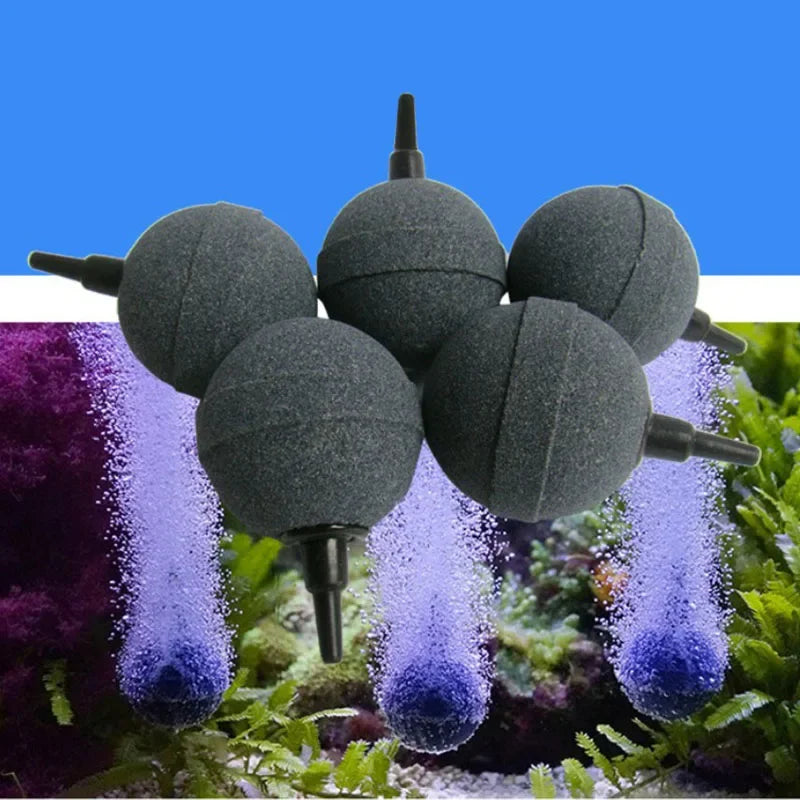 Aquarium Air Stones (2–5cm, Multi-Pack, Oxygen Aerator for Fish Tanks & Hydroponics)
