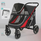 Secure Large Dog Stroller Engineered for Convenient Long-Distance Transport,Dog Show Trolley