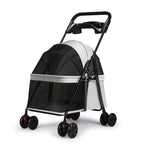 Hot Sale Popular Small Dog Foldable Pet Stroller Featuring a Convenient Pet Dish for Your Furry Friend