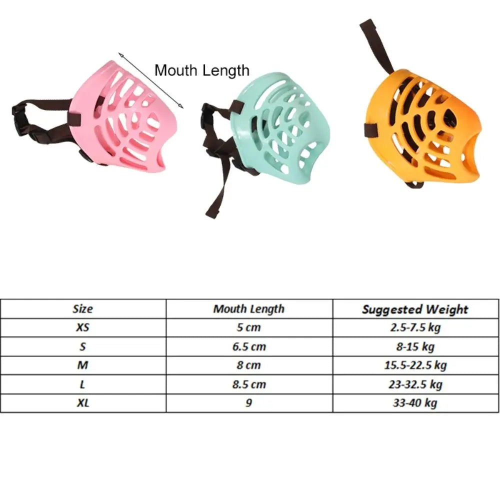 Silicone Dog Muzzle (Breathable Basket)