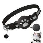 GPS Cat & Dog Tracker Collar with Real-Time Bluetooth Tracking, Reflective Strap & Waterproof Anti-Loss Alarm