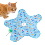 Star-Shaped Automatic 3-Speed Cat Toy — Chew-Proof Teething & Mental Stimulation Trainer