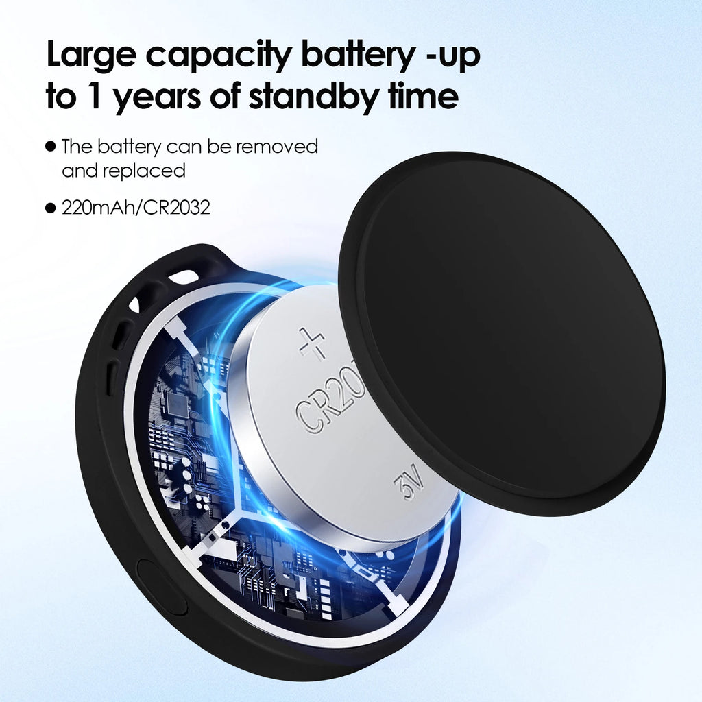 AirTag Compatible Anti-Loss GPS Tracker for Cars, Pets, Dogs, Kids & Elderly - Universal Locator